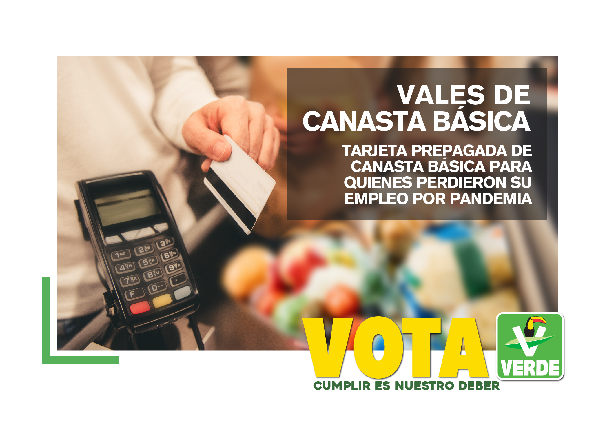 Proporcionar tarjetas con chip para despensa a quienes perdieron su empleo durante la pandemia