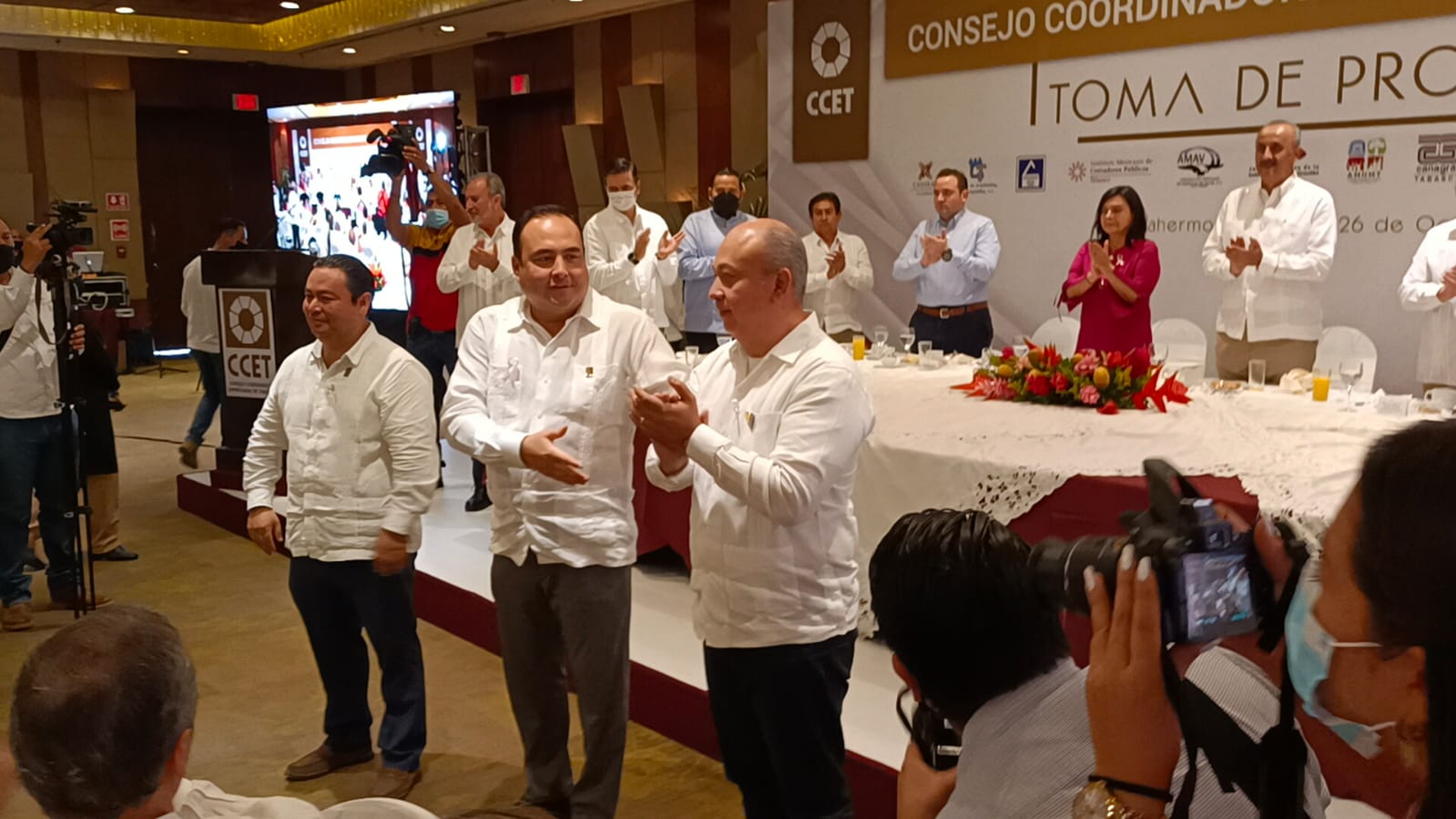 Edgar Garduño Paz toma protesta como presidente del CCE de Tabasco