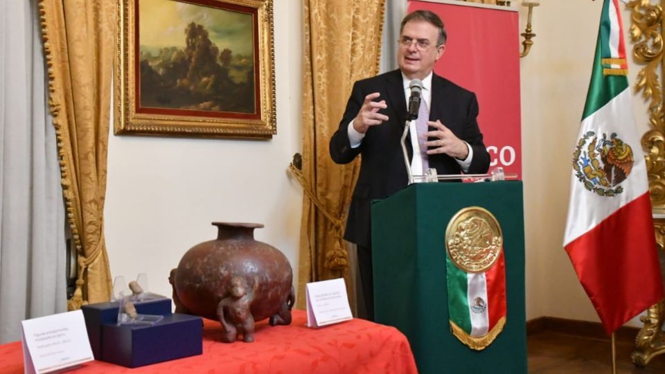 Italia apoya a la Guardia Nacional en creación del cuerpo de Protección del Patrimonio Cultural: Marcelo Ebrard
