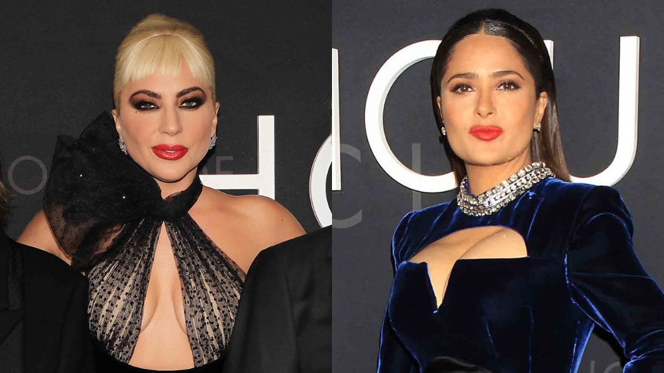 ‘Mi chiquitita preciosa’; el tierno saludo de Salma Hayek a Lady Gaga