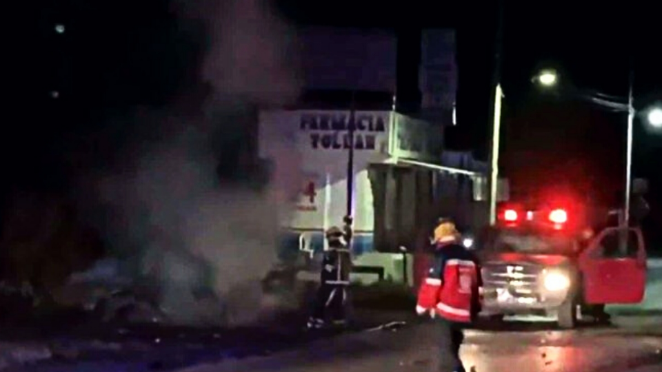 Detonan autos bomba para rescatar a 9 reos en Tula, Hidalgo