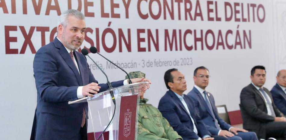 Ramírez Bedolla presenta iniciativa de reforma a la Ley contra el delito de extorsión