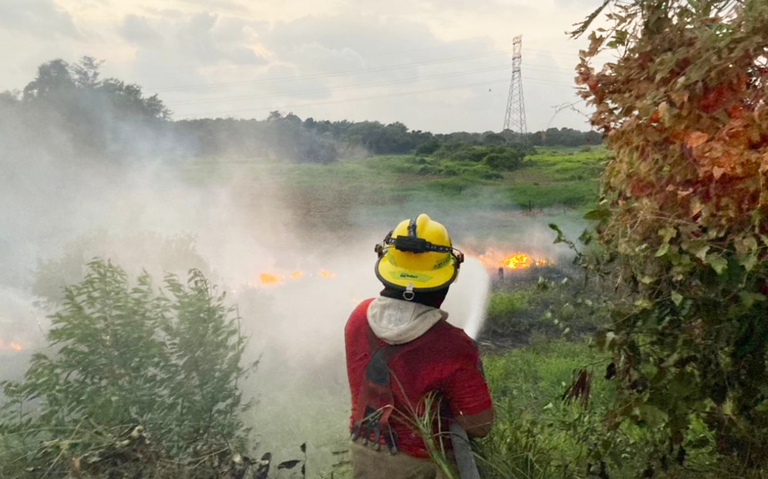 Atiende IPCET al menos dos incendios diarios en Tabasco
