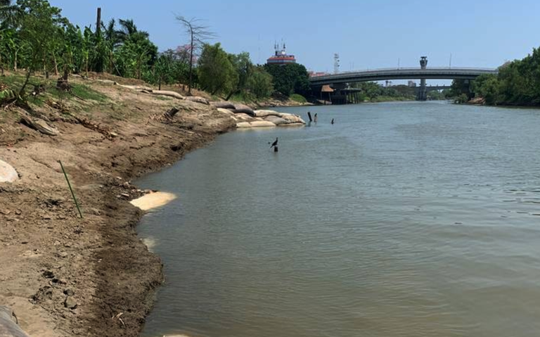 Estiaje: ríos Teapa y Grijalva continúan en descenso en Tabasco