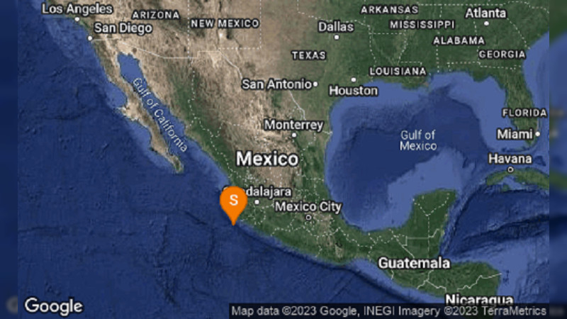 Tiembla en Jalisco: se registra sismo de 4.3 de magnitud en Cihuatlán
