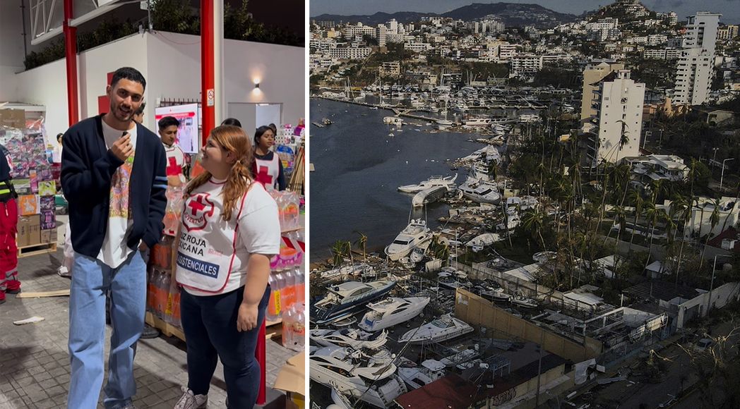 Alejandro Speitzer apoya a damnificados en Acapulco tras paso de Otis