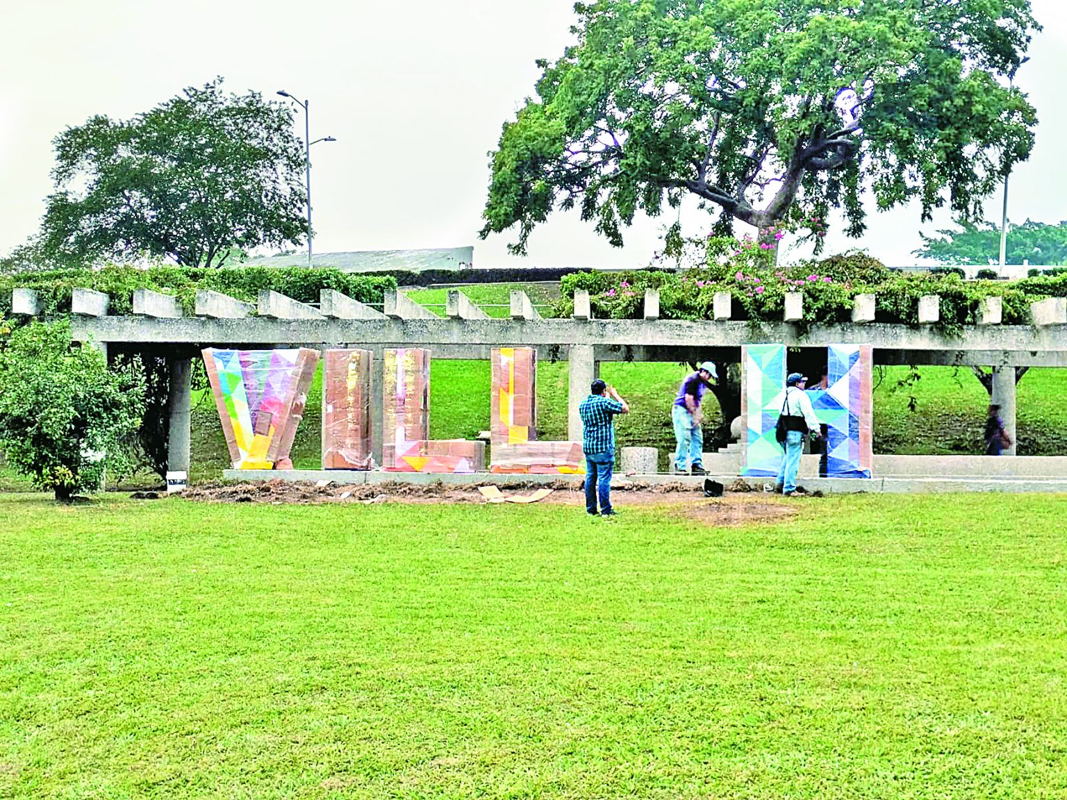 Reubican en La Choca las letras de Villahermosa