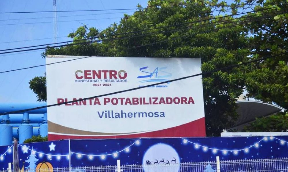 Suspende operaciones potabilizadora Villahermosa
