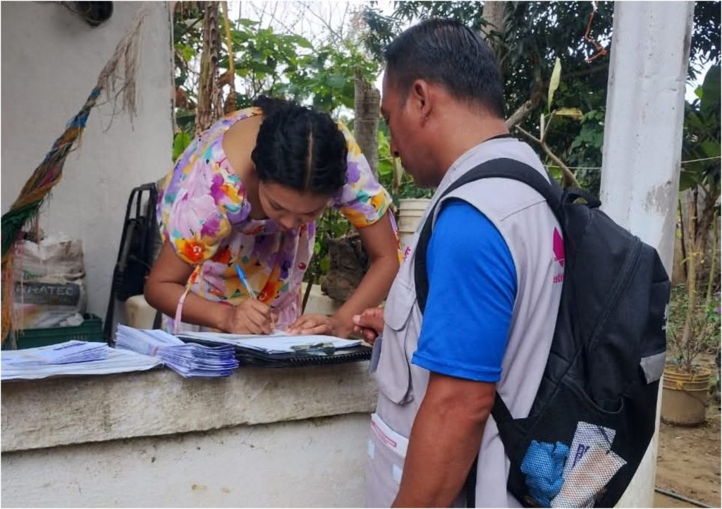 Personal del INE visitará hogares hasta el 9 de marzo para voto anticipado