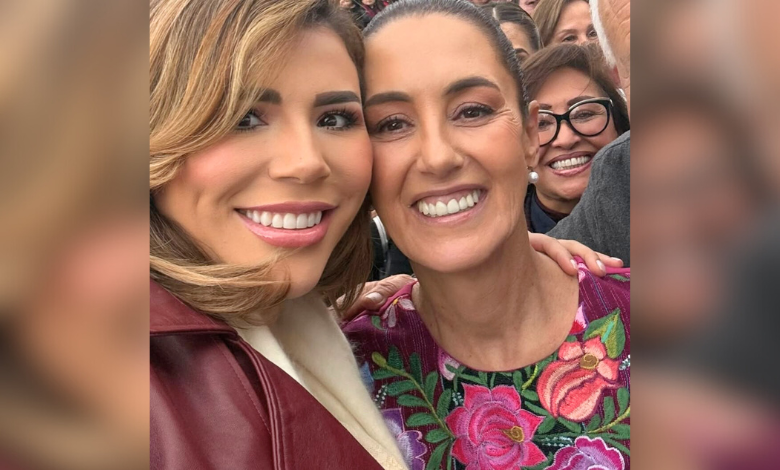 Sheinbaum manifiesta su apoyo a gobernadora Marina del Pilar