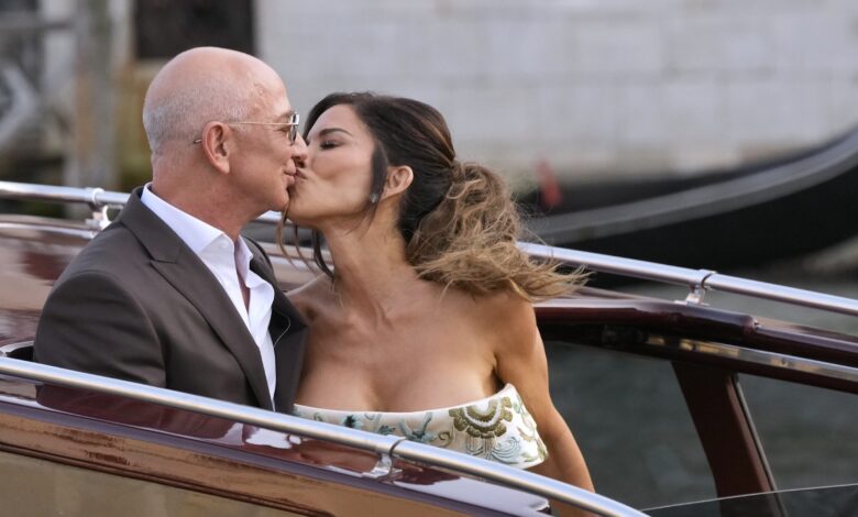 Boda de lujo en Venecia: Jeff Bezos se casa con Lauren Sánchez