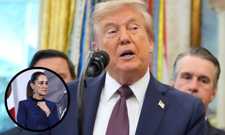 Sheinbaum “tiene mucho miedo” de que enviemos al ejército: Trump