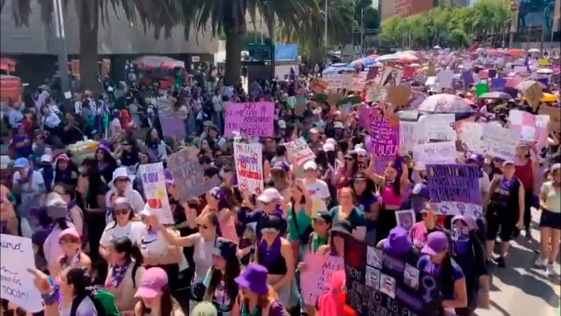 Llama la Secretaría de Gobernación a las autoridades estatales para no criminalizar las marchas por el 8M