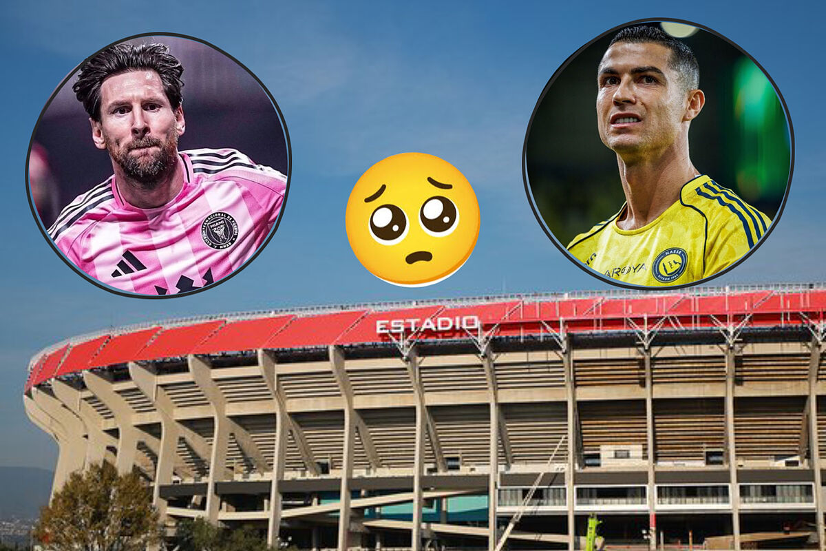 Messi y Cristiano Ronaldo no llegan al Azteca, se le cae la “fiesta” al América y a México