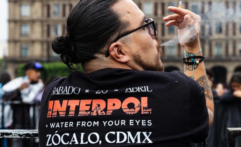 Transmisión EN VIVO concierto de Interpol desde el Zócalo de la CDMX