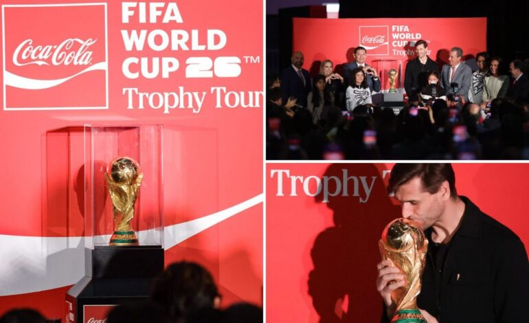 Copa del Mundo 2026 llega a Puebla: así fue recibida en el Centro Expositor