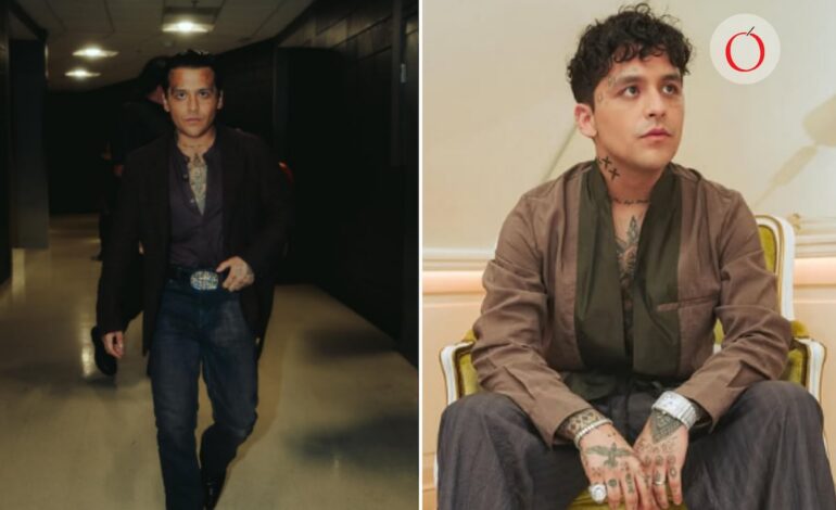 Christian Nodal luce un rostro renovado: adiós a los tatuajes tras tratamiento láser