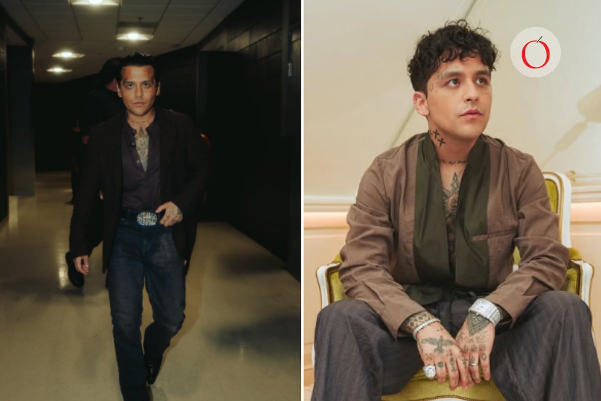 Christian Nodal luce un rostro renovado: adiós a los tatuajes tras tratamiento láser