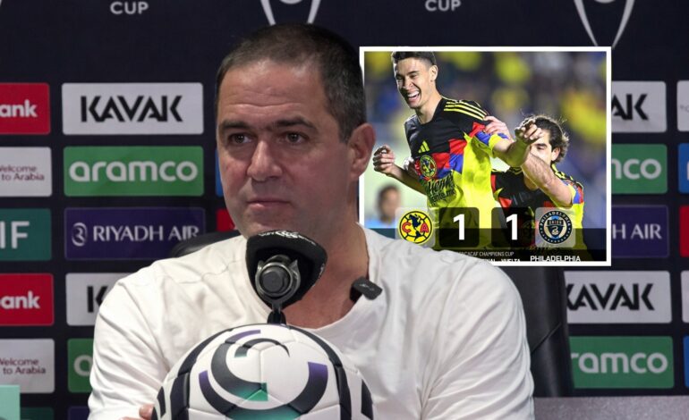 "Fui duro en el vestidor": Jardine regaña a sus jugadores tras el América vs Philadelphia Union