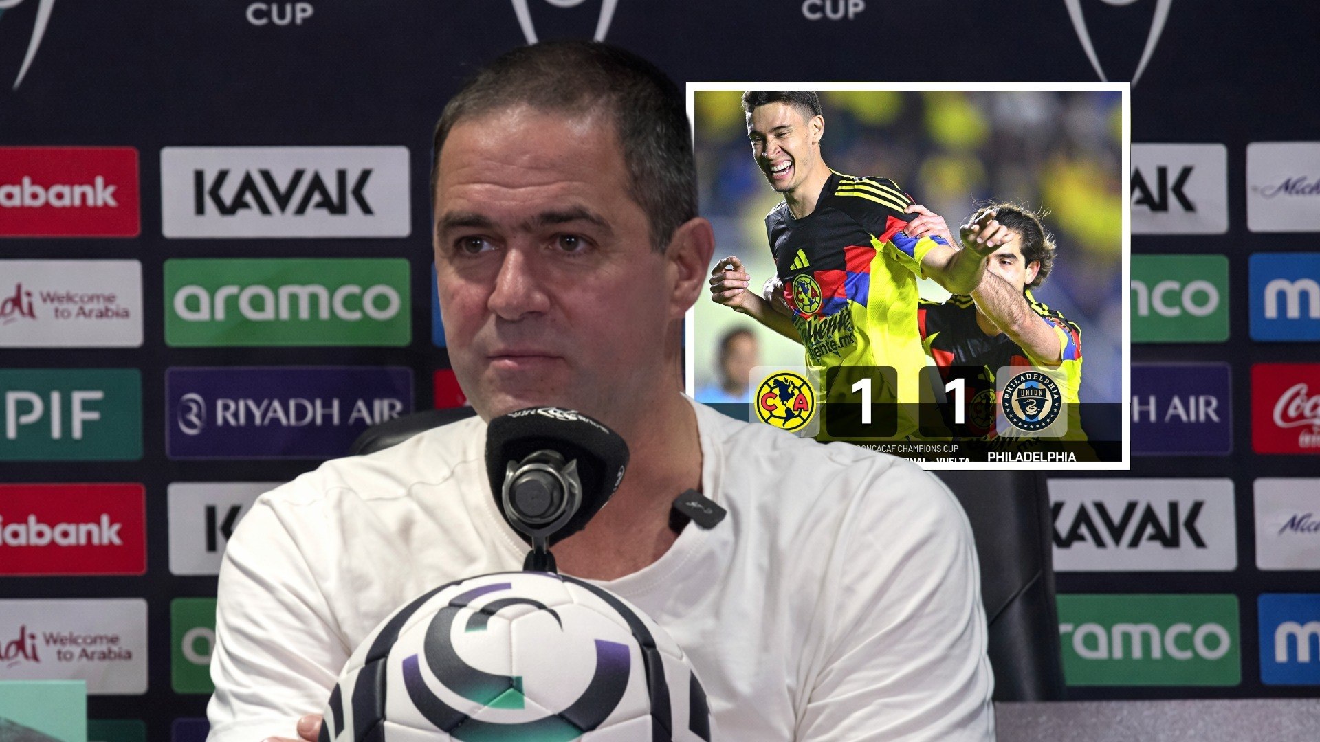 “Fui duro en el vestidor”: Jardine regaña a sus jugadores tras el América vs Philadelphia Union